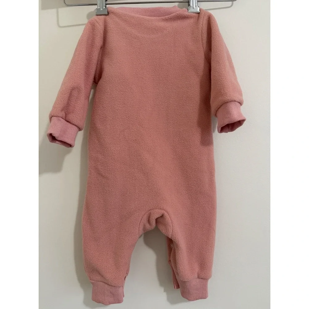 Pat Pat Brand Pink Baby Sleeper with Removable Bunny Pal Size 3-6 mos SKU 0152